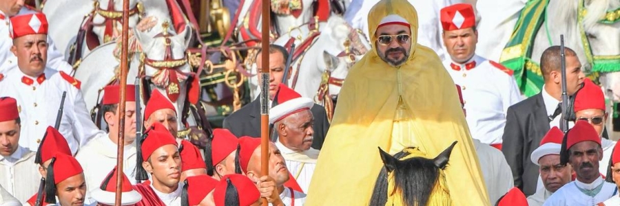 العرش المغربي تاج الأعياد الوطنية