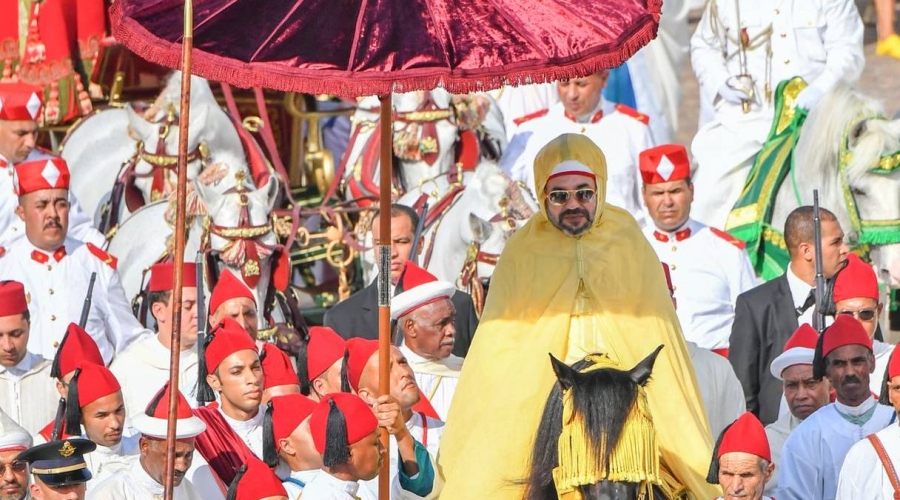 العرش المغربي تاج الأعياد الوطنية