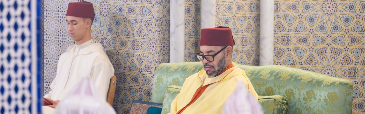 أمير المؤمنين صاحب الجلالة الملك محمد السادس -نصره الله- يترأس بمسجد حسان بالرباط حفلا دينيا إحياء لليلة المولد النبوي الشريف