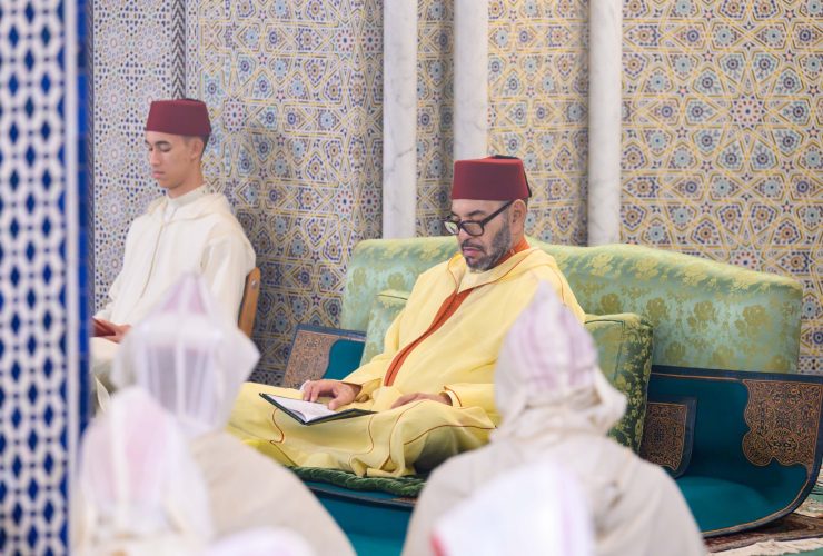 أمير المؤمنين صاحب الجلالة الملك محمد السادس -نصره الله- يترأس بمسجد حسان بالرباط حفلا دينيا إحياء لليلة المولد النبوي الشريف