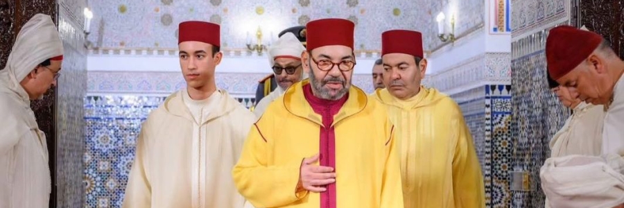 أمير المؤمنين يترأس بالقصر الملكي بالرباط حفلا دينيا إحياء لليلة القدر المباركة